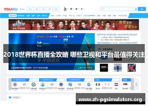 2018世界杯直播全攻略 哪些卫视和平台最值得关注