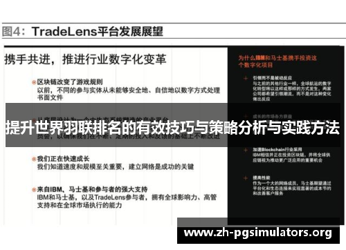 提升世界羽联排名的有效技巧与策略分析与实践方法 提升世界羽联排名的有效技巧与策略分析与实践方法
